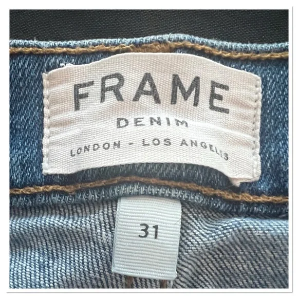 Frame Men’s L’Homme Skinny Distressed Jeans Sz 31